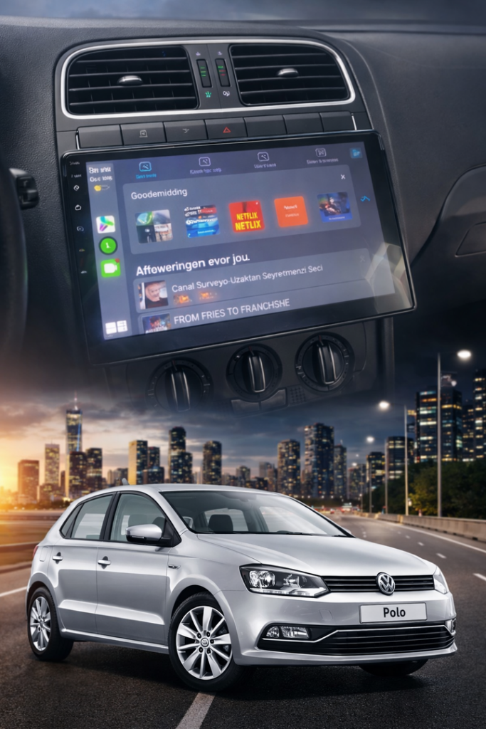 ADIVOX 10.1 inch voor VW/Seat/Skoda 2003-2013 Android 15 CarPlay/Auto/Wifi/GPS/DSP/5G/QLED/DAB+