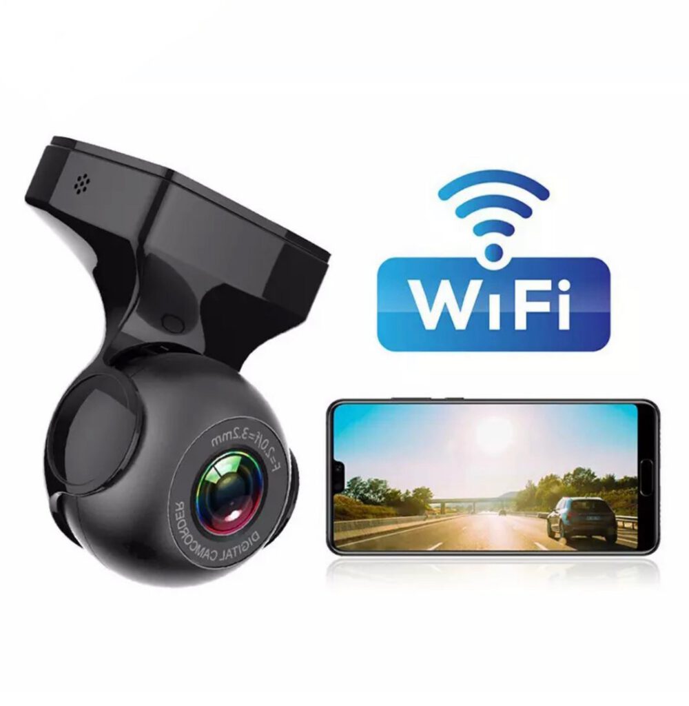 Mini Dashcam A720 WiFi/WDR/G-Sensor/White Angle/Doorloop recording/Night Vision/Doorloop recording