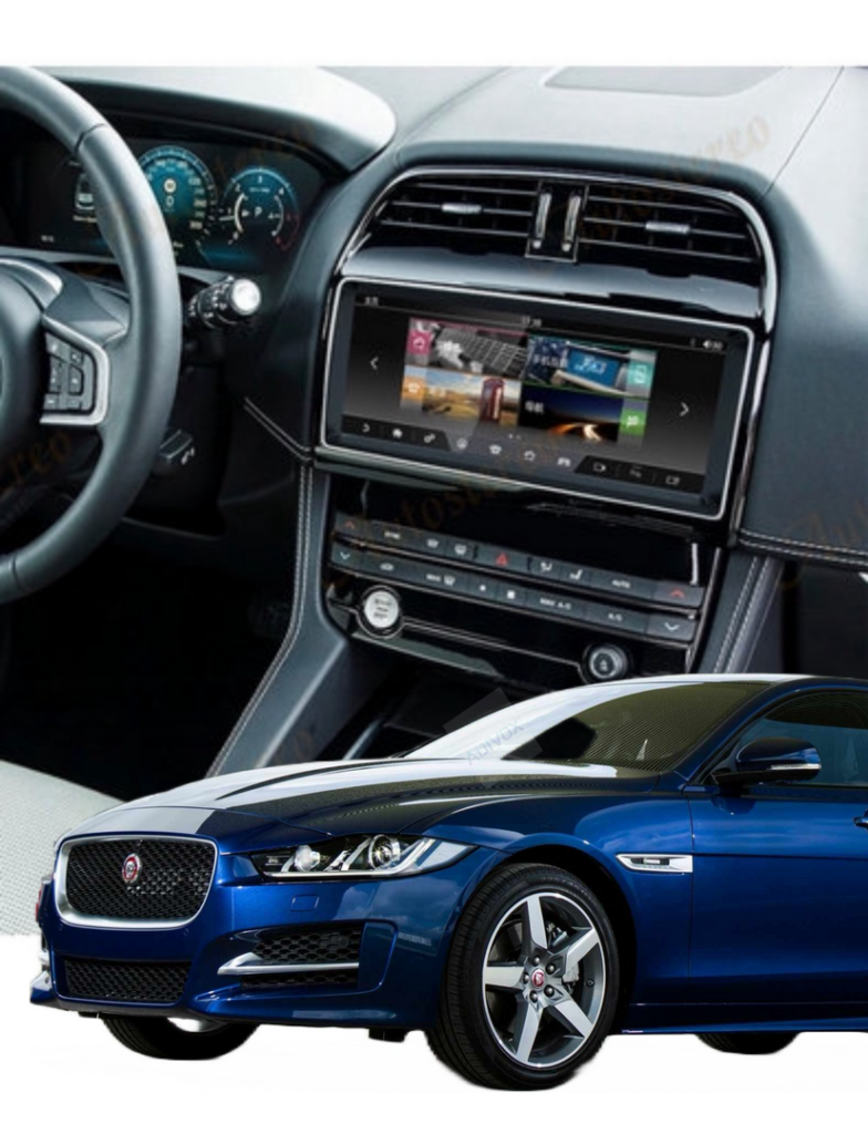 ADIVOX 10.25 inch voor Jaguar XE/XF/F-Pace Android 13 4GB/64GB CarPlay/Auto/WiFi/DSP/5G/DAB+