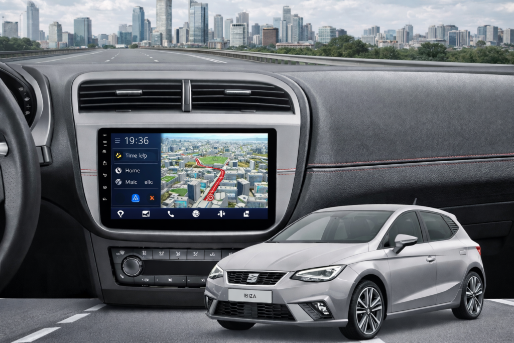 ADIVOX 9 voor Seat Ibiza/Arona 2018-2022 Android 15 CarPlay/Auto/Wifi/RDS/DSP/5G/QLED/DAB+