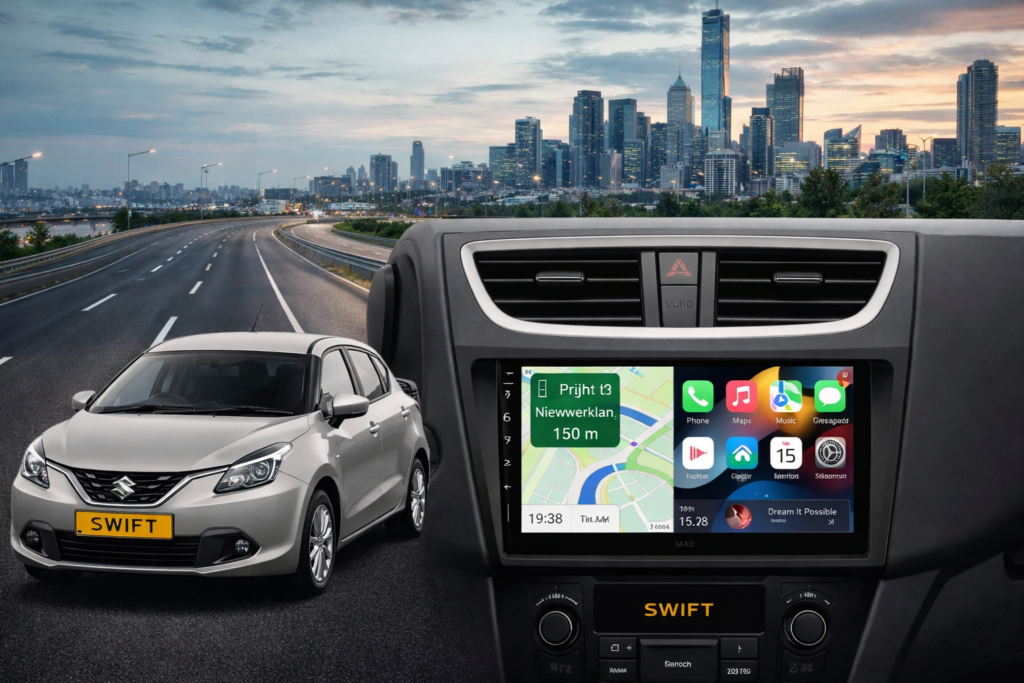 ADIVOX 9 inch voor Suzuki Swift 2011-2015 Android 15 Carplay/Auto Wifi/RDS/DSP/5G/QLED