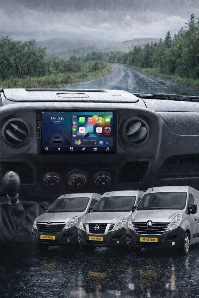 ADIVOX 10.1 inch voor Renault Master/Opel Movano/Nissan NV400 Carplay/Auto/Wifi/RDS/DSP/5G/QLED/DAB+