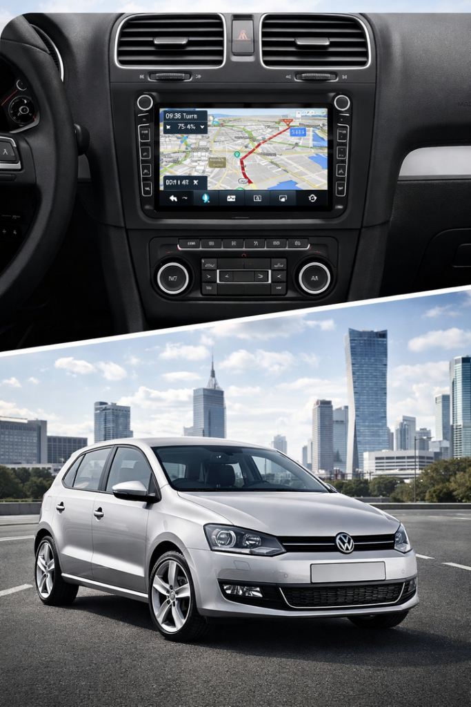 ADIVOX 8 inch voor Volkswagen/Seat/Skoda Android 15 CarPlay/Auto/Wifi/GPS/RDS/DSP/5G/QLED/DAB+