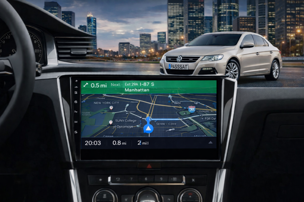 ADIVOX 9 inch voor VW Passat B8 2015-2018 Android 15 CarPlay/Auto/WiFi/RDS/5G/QLED/DAB+