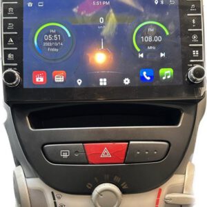 1384 autoradio 9 inch voor toyota aygo peugeot 107 citro n c1 200