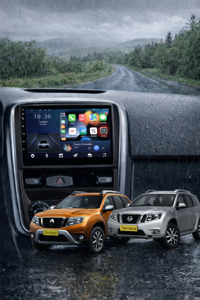 ADIVOX 9 inch voor Renault Duster/Nissan Terrano Android 15 Carplay/Auto/WiFi/DSP/5G/QLED/DAB+