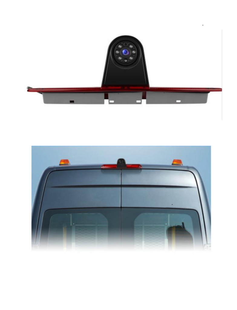 Remlicht achteruitrijcamera voor MB Sprinter 2006-2019 Night Vision/Parkeer hulp