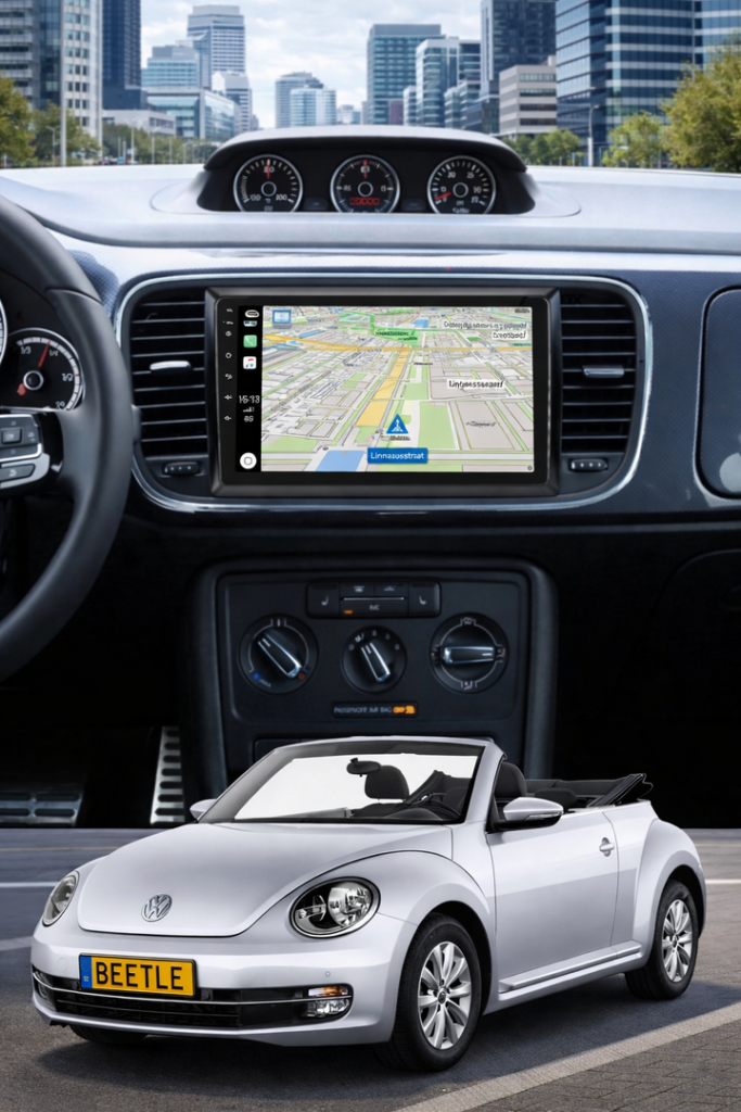 ADIVOX 9 inch voor VW Beetle/Kever 2012-2018 Android 15 CarPlay/Auto/Wifi/RDS/DSP/5G/QLED/DAB+