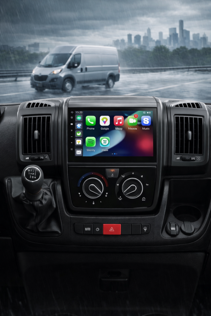 ADIVOX 9 inch voor Ducato/Jumper/Boxer 2007-2021 Android 15 CarPlay/Auto/RDS/DSP/5G/QLED/DAB+