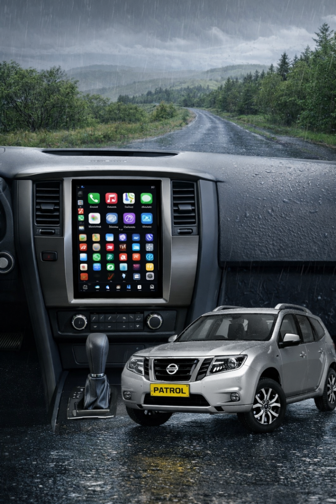 ADIVOX 9.7 inch voor Nissan Patrol 2010-2019 Android 15 Carplay/Auto/RDS/DSP/5G/QLED/DAB+