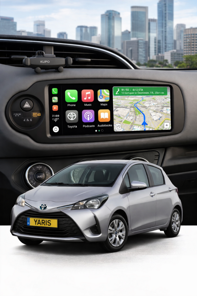 ADIVOX 9 inch voor Toyota Yaris 2011-2020 Android 15 CarPlay/Auto/Wifi/GPS/RDS/DSP/5G/QLED/DAB+