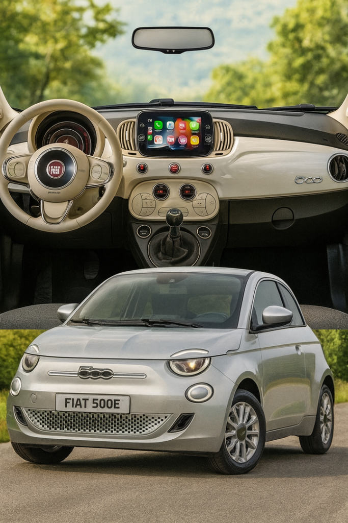 ADIVOX 9 inch voor Fiat 500 C/E/L/S 2016-2022 Android 15 CarPlay/Auto/Wifi/RDS/DSP/5G/QLED/DAB+