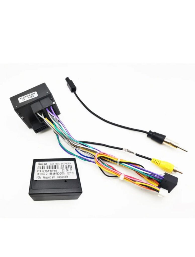 Quadlock/ISO 16Pin/CANBUS/Radio antenne voor Peugeot/Citroën modellen aftermarket autoradio