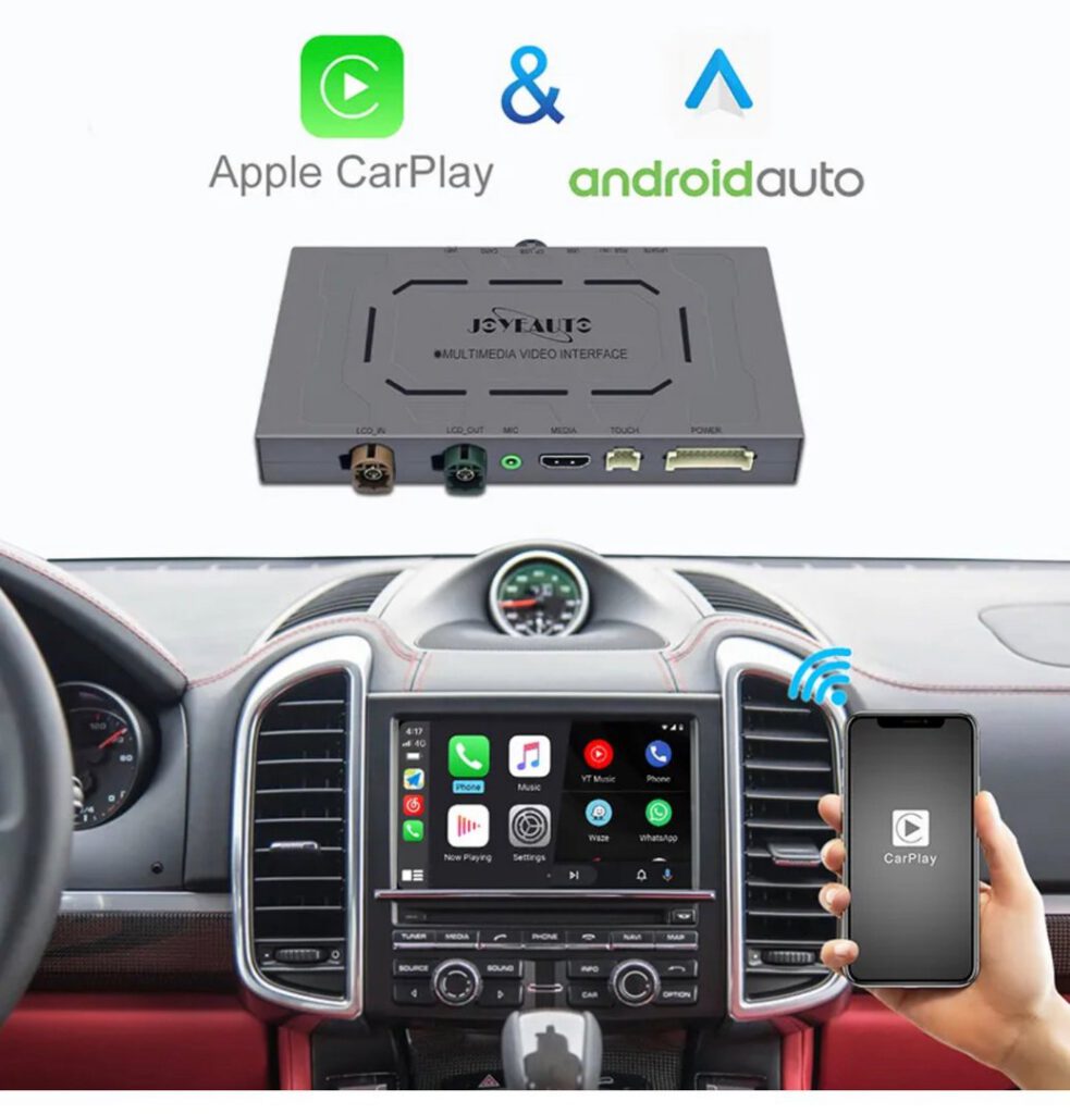 CarPlay Android auto Interface 4K voor Porsche Cayenne/Macan/Bosxter/Panamera/911 PCM 3.1 2010-2016
