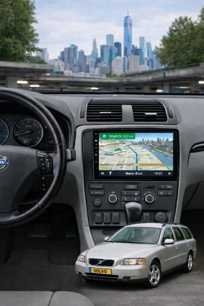 ADIVOX 9 inch voor Volvo S60/V70/XC70 2000-2009 Android 15 CarPlay/Auto/Wifi/GPS/DSP/5G/QLED/DAB+