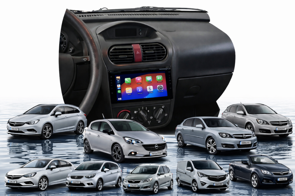 ADIVOX 7 inch voor Opel Corsa/Astra/Vectra/Zafira/Combo Android 15 CarPlay/Auto/Wifi/RDS/DSP/DAB+