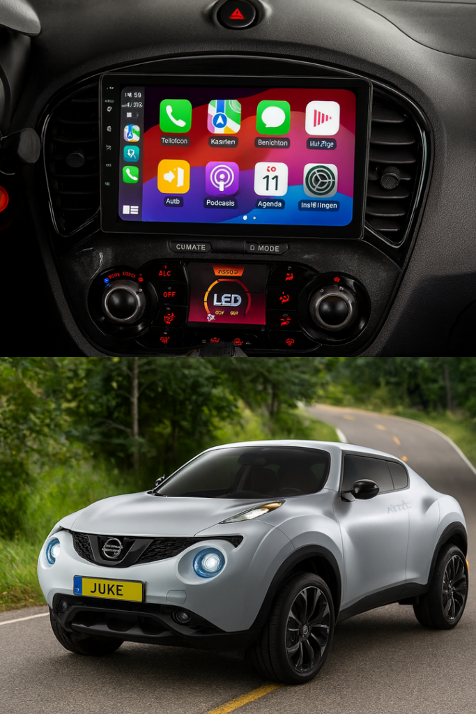ADIVOX 9 inch voor Nissan Juke 2009-2018 Android 15 CarPlay/Auto/Wifi/GPS/RDS/DSP/5G/QLED/DAB