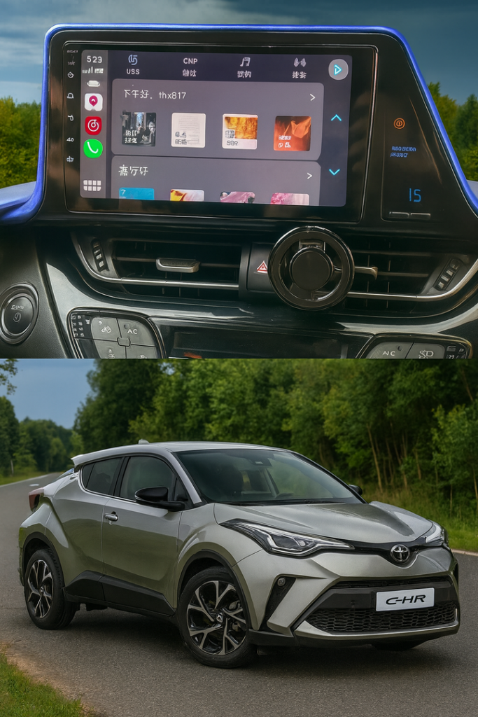 ADIVOX 9 inch voor Toyota C-HR 2016-2022 Android 15 CarPlay/Auto/Wifi/GPS/RDS/DSP/NAV/5G/QLED/DAB+