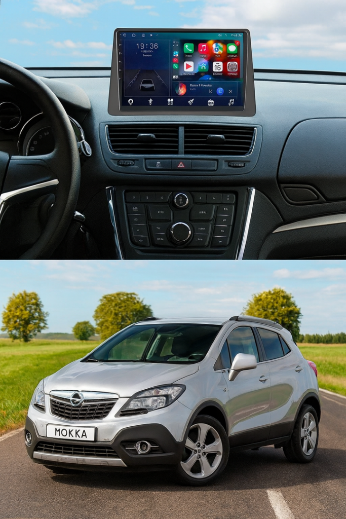 ADIVOX 9 inch voor Opel Mokka 2012-2016 Android 15 CarPlay/Auto/Wifi/GPS/RDS/DSP/5G/QLED/DAB+