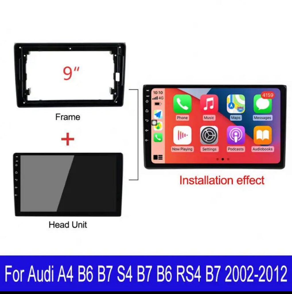 Autoradio frame voor Audi A4 2002-2012