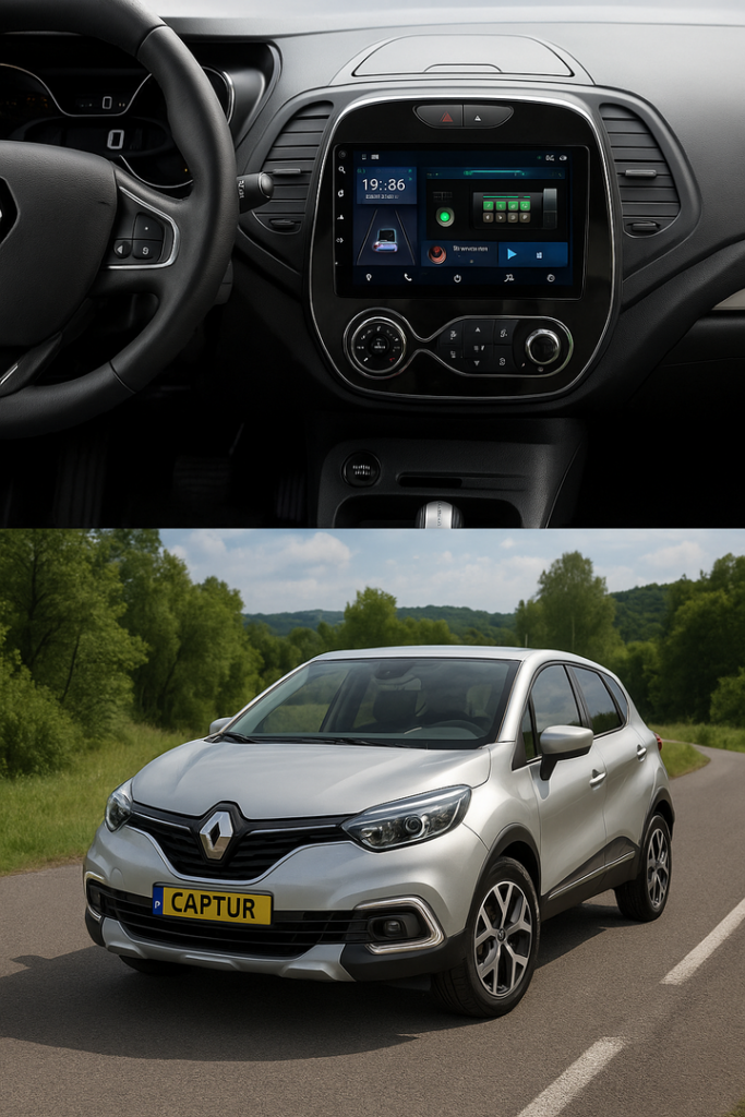 ADIVOX 9 inch voor Renault Captur 2013-2017 Android 15 CarPlay/Auto/Wifi/RDS/DSP/5G/QLED/DAB+