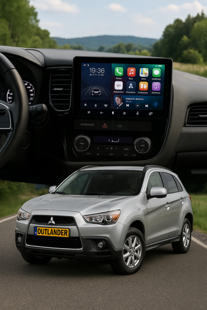 ADIVOX 9 inch voor Mitsubishi Outlander 2012-2021 Android 15 CarPlay/Auto/Wifi/DSP/5G/QLED/DAB+