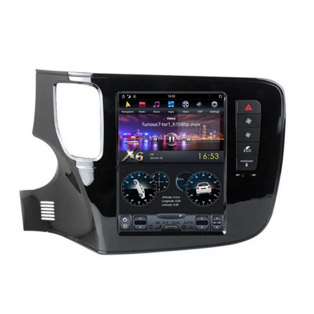 ADIVOX 9.7 inch voor Mitsubishi Outlander 2012-2018 Android 13 CarPlay/Auto/Wifi/DSP/5G/QLED/DAB+