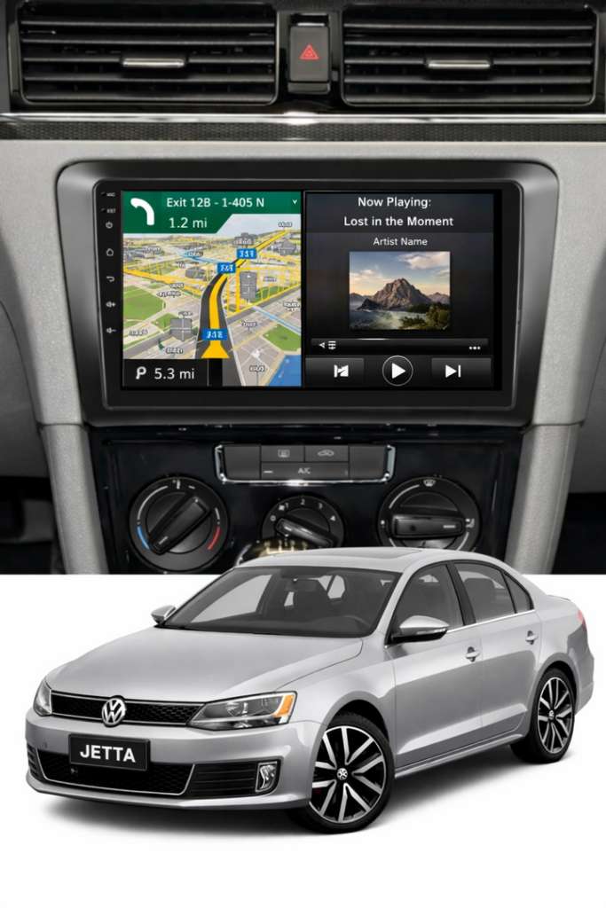 ADIVOX 10.1 inch voor VW Jetta 2011-2018 Android 15 Carplay/Auto/WiFi/GPS/RDS/DSP/5G/QLED/DAB+