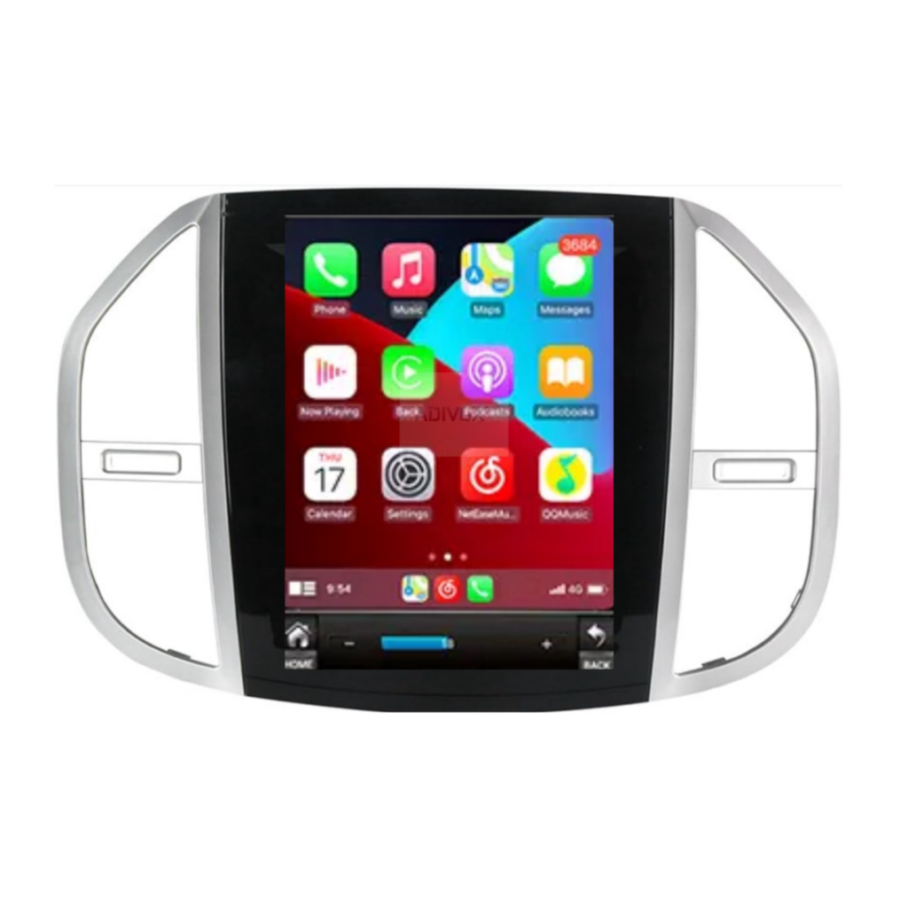 ADIVOX 9.7 inch voor MB Vito W447 2014-2022 Android 13 CarPlay/Auto/WiFi/RDS/DSP/5G/QLED/DAB+