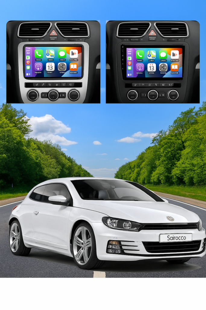 ADIVOX 9 inch voor VW Scirocco 2008-2014 Android 15 CarPlay/Auto/WiFi/RDS/DSP/5G/QLED/DAB+