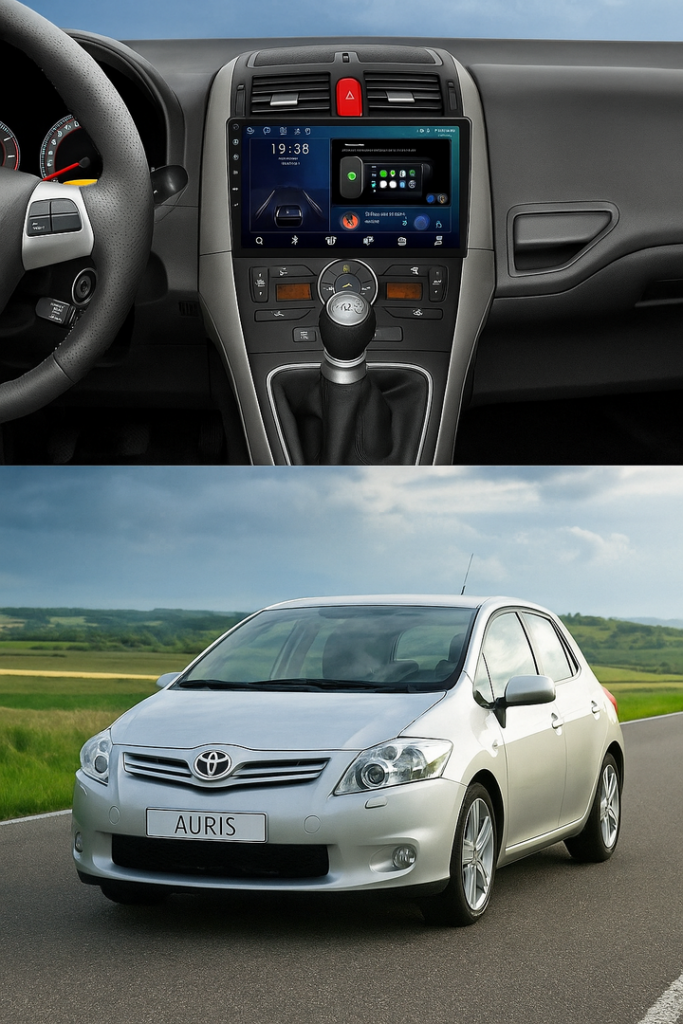 ADIVOX 10.1 inch voor Toyota Auris 2006-2011 Android 15 CarPlay/Auto/Wifi/DSP/5G/QLED/DAB+