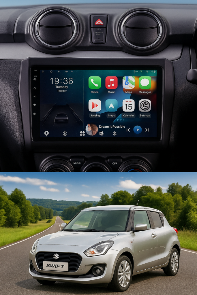 ADIVOX 9 inch voor Suzuki Swift 2016-2022 Android 15 CarPlay/Auto/Wifi/RDS/DSP/5G/QLED/DAB+