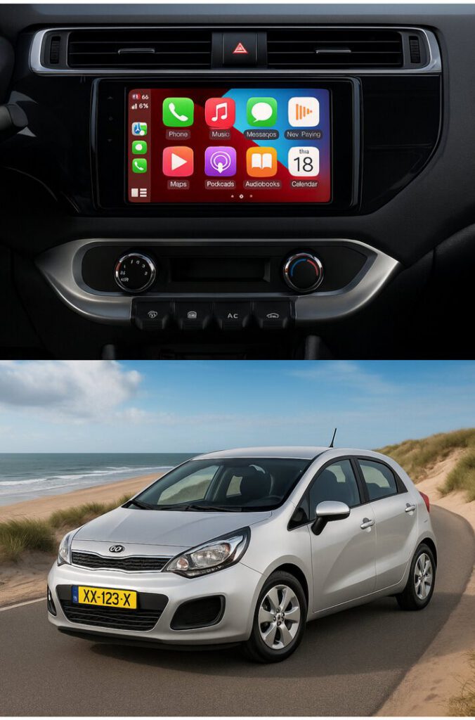 ADIVOX 9 inch voor Kia Rio 2011-2015 Android 15 CarPlay/Auto/GPS/RDS/DSP/NAV/5G/QLED/DAB+