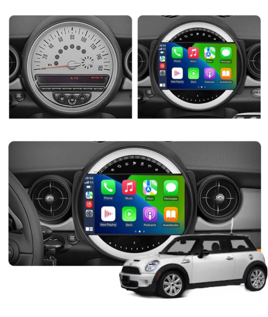 ADIVOX 9 inch voor Mini Cooper 2007-2014 Android 13 CarPlay/Auto/Wifi/GPS/RDS/DSP/NAV/5G