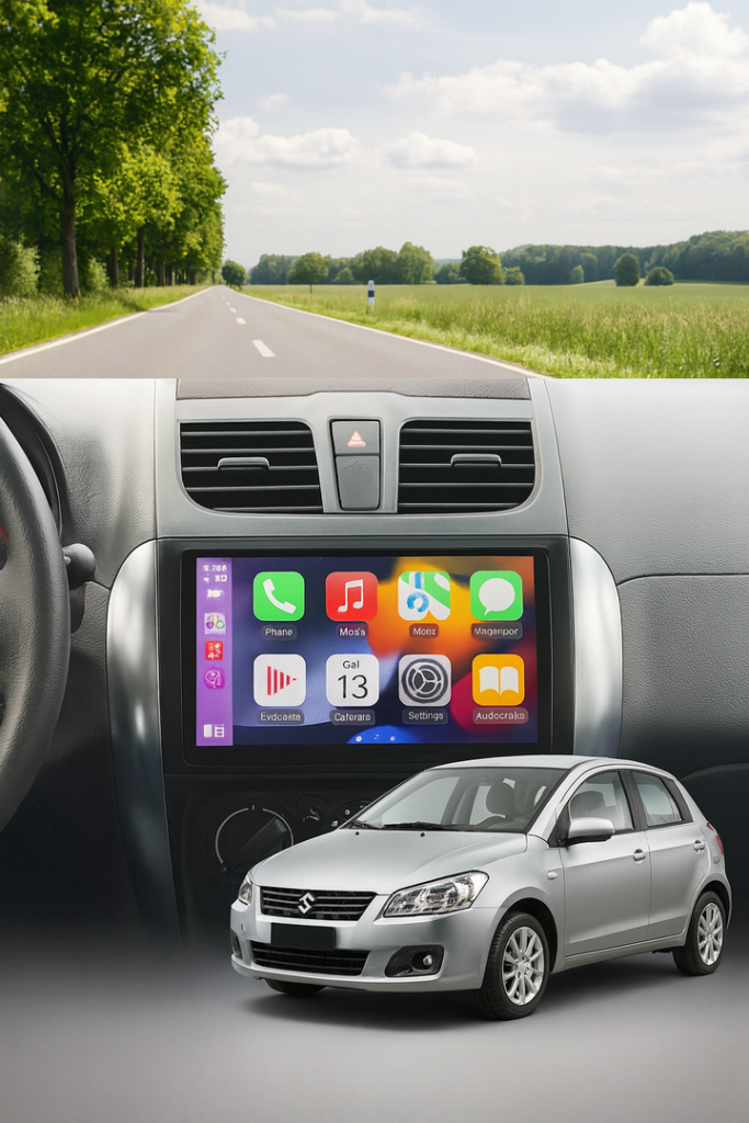 ADIVOX 9 inch voor Suzuki SX4 2006-2013 Android 15 CarPlay/Auto/Wifi/RDS/DSP/5G/QLED/DAB+