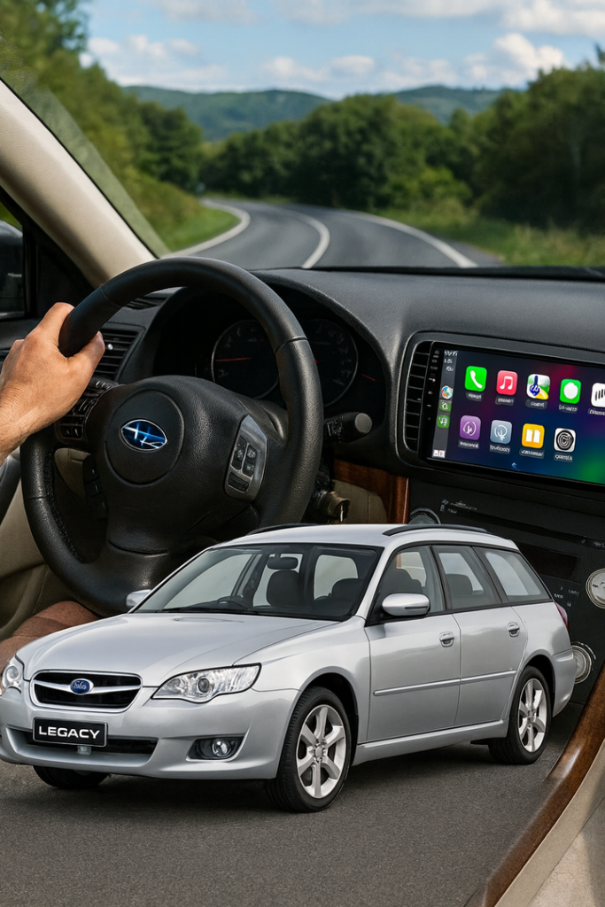 ADIVOX 9 inch voor Subaru Legacy 2005-2010 Android 15 CarPlay/Wifi/RDS/TDS/DSP/NAV/5G/QLED/DAB+