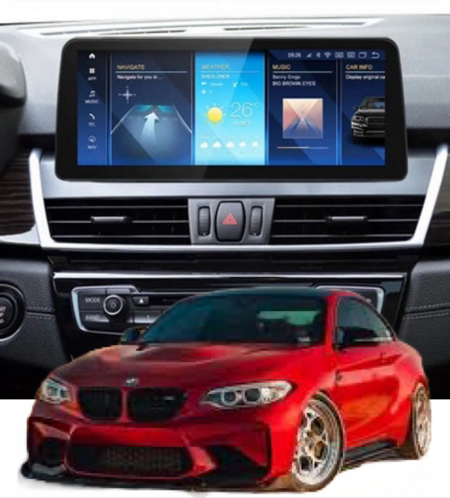 ADIVOX 12.3 inch voor BMW 1/2 Serie F20/F45/F46/F87 Android 13 CarPlay/Auto/Wifi/DSP/RDS/NAV/5G/DAB+