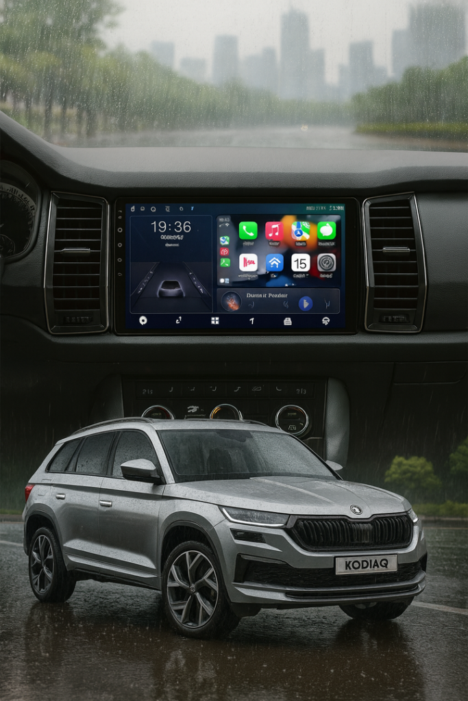 ADIVOX 9 inch voor Skoda Kodiaq 2017-2024 Android 15 CarPlay/Auto/Wifi/DSP/5G/QLED/DAB+