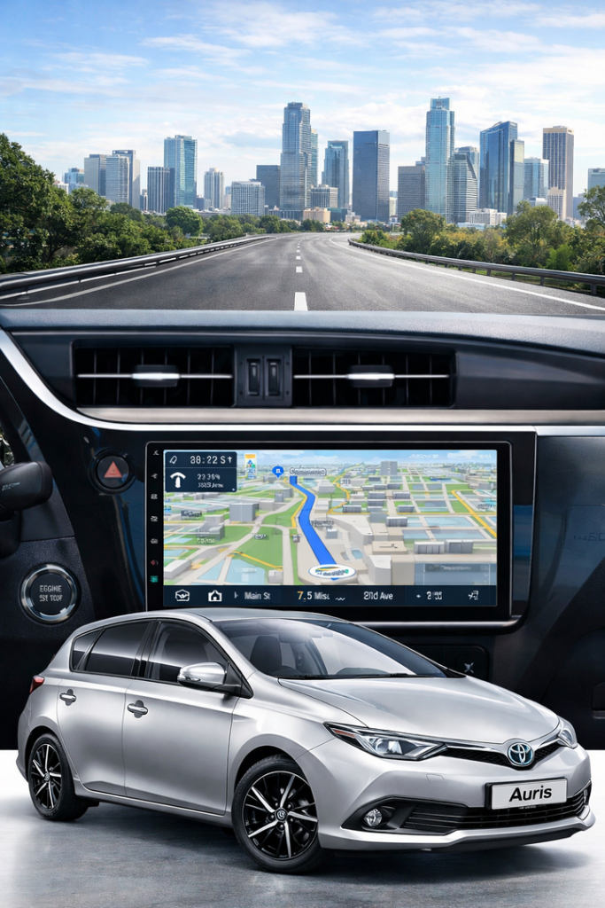 ADIVOX 10.1 inch voor Toyota Auris/Corolla 2017-2019 Android 15 CarPlay/Auto/WiFi/DSP/5G/QLED/DAB+