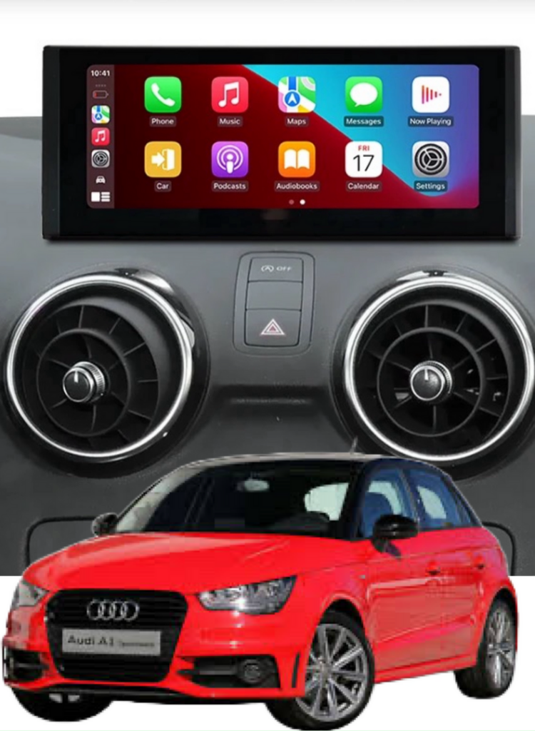 ADIVOX 10.25 inch Android 14 voor Audi A1/A3 2012-2018 MMI CarPlay/Auto/Wifi/RDS/DSP/5G/QLED/DAB+