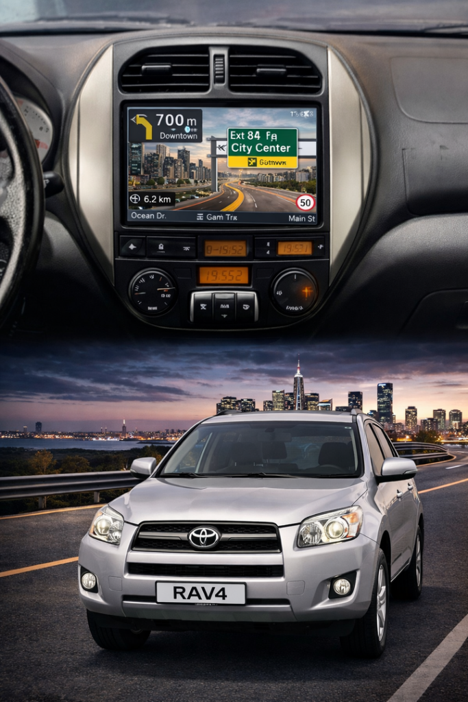 ADIVOX 9 inch voor Toyota RAV4 2003-2005 Android 15 CarPlay/Auto/Wifi/RDS/DSP/5G/QLED/DAB+