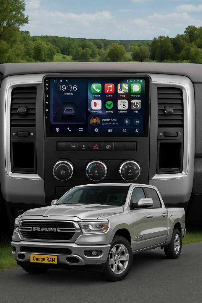 ADIVOX 10.1 inch voor Dodge RAM 1500 bouwjaar 2009-2014 CarPlay/Auto/Wifi/RDS/DSP/5G/QLED/DAB+