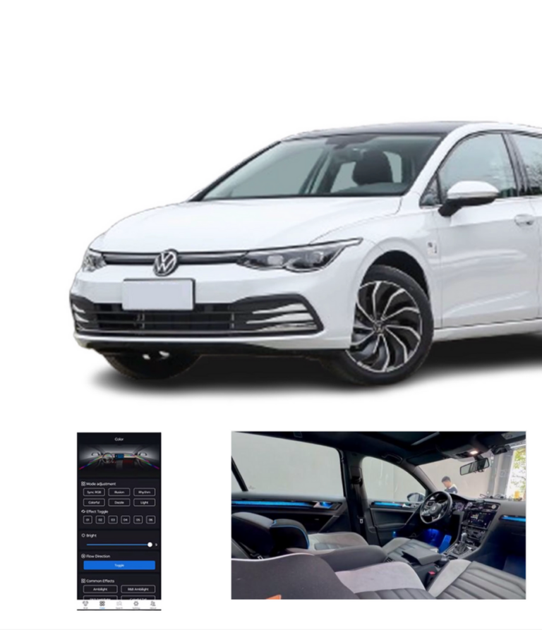 Ambient sfeerverlichting voor Volkswagen Bora/Jetta/Golf/Tiguan/Touareg/Passat 2011-2024