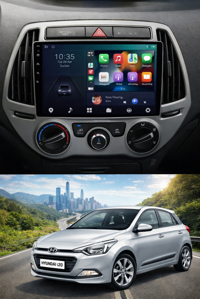ADIVOX 9 inch voor Hyundai i20 2012-2015 Android 15 CarPlay/Auto/Wifi/RDS/DSP/5G/QLED/DAB+