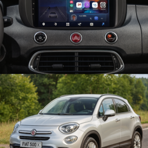 ADIVOX 9 inch voor Fiat 500X 2014-2020 Android 15 CarPlay/Auto/Wifi/RDS/DSP/5G/QLED/DAB+
