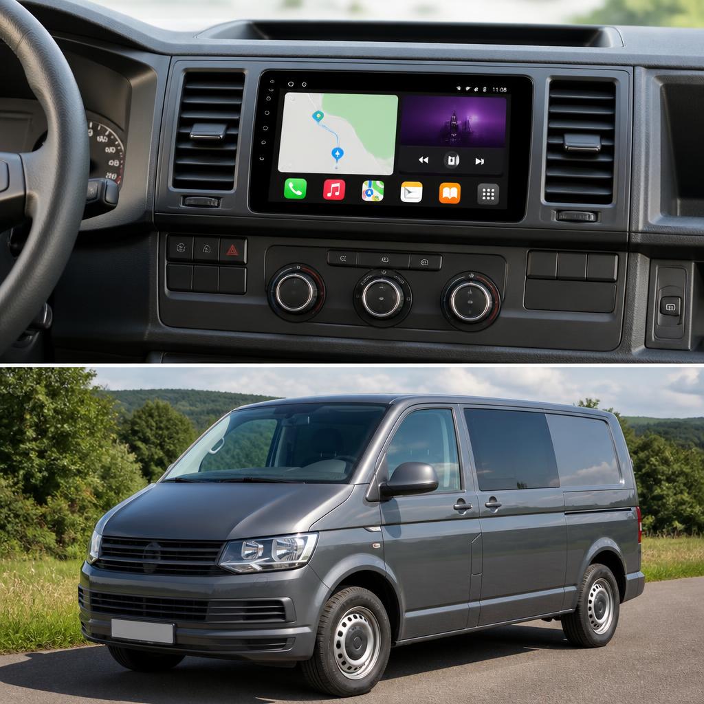 ADIVOX 7 inch for VW Transporter T6 2015-2019 Android 15 CarPlay/Auto/Wifi/RDS/DSP/NAV/5G/DAB+