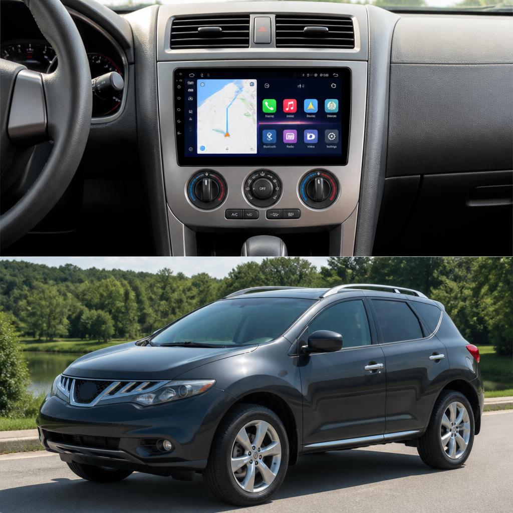 ADIVOX 9 Inch For Nissan Murano 2005-2015 Android 15 CarPlay/Auto/Wifi/RDS/DSP/5G/QLED/DAB+