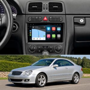 ADIVOX 9 inch voor Mercedes Benz CLK 2002-2010 Android 15 CarPlay/Auto/Wifi/RDS/DSP/DTS/QLED/5G/DAB+