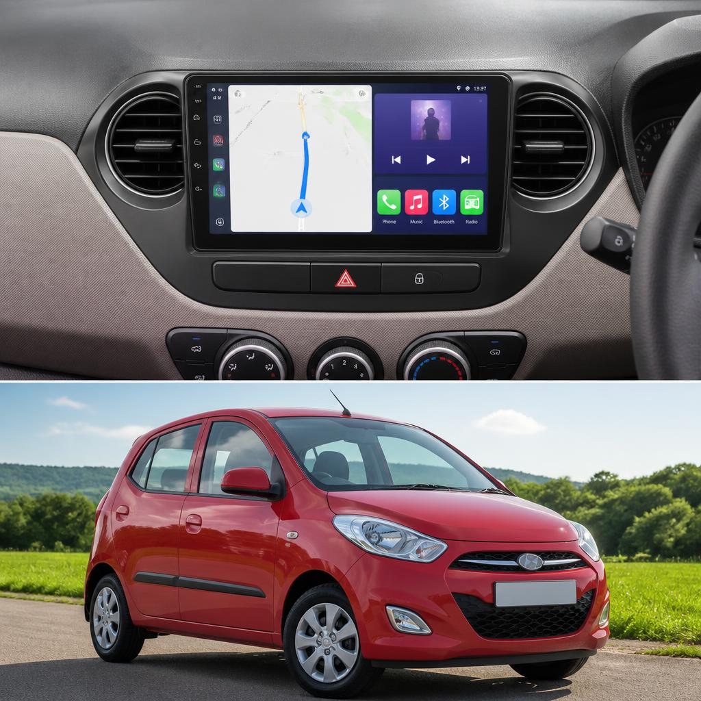 ADIVOX 9 inch voor Hyundai i10 2014-2020 Android 15 CarPlay/Auto/Wifi/DSP/5G/QLED/DAB+