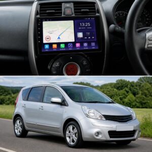 ADIVOX 10.1 inch voor Nissan Note 2013-2017 Android 15 CarPlay/Auto/Wifi/RDS/DSP/5G/QLED/DAB+